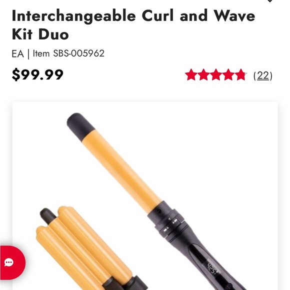 CHI INTERCHANGEABLE CURLING WAND KIT 1.5” 1” Inverted Taper 1.25” NIB HAIR IRON - Picture 4 of 5